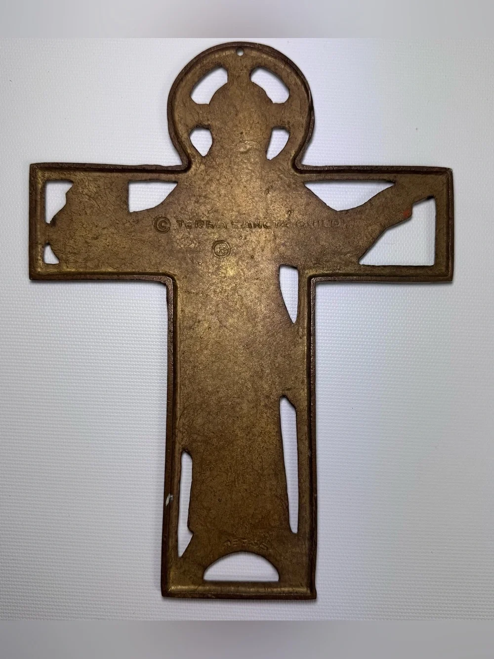 Terra Sancta guild vintage cross Jesus Bible